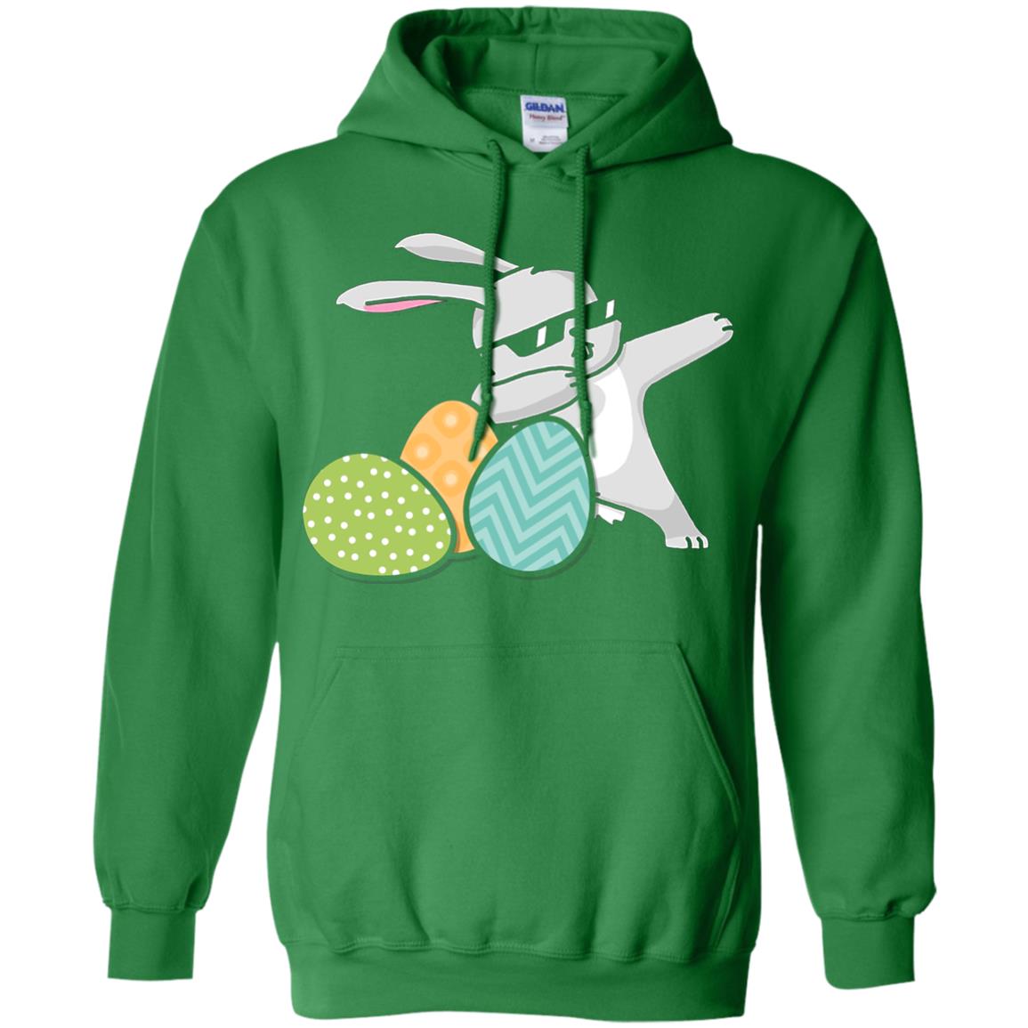 Easter Bunny Dabbing Gift Shirt For Dabbing Lover Irish Green