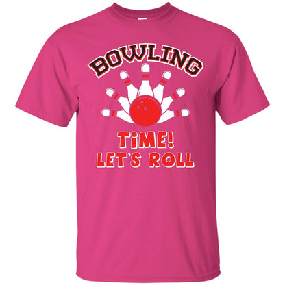 Bowling Lover T-shirt Time Let’s Roll Heliconia