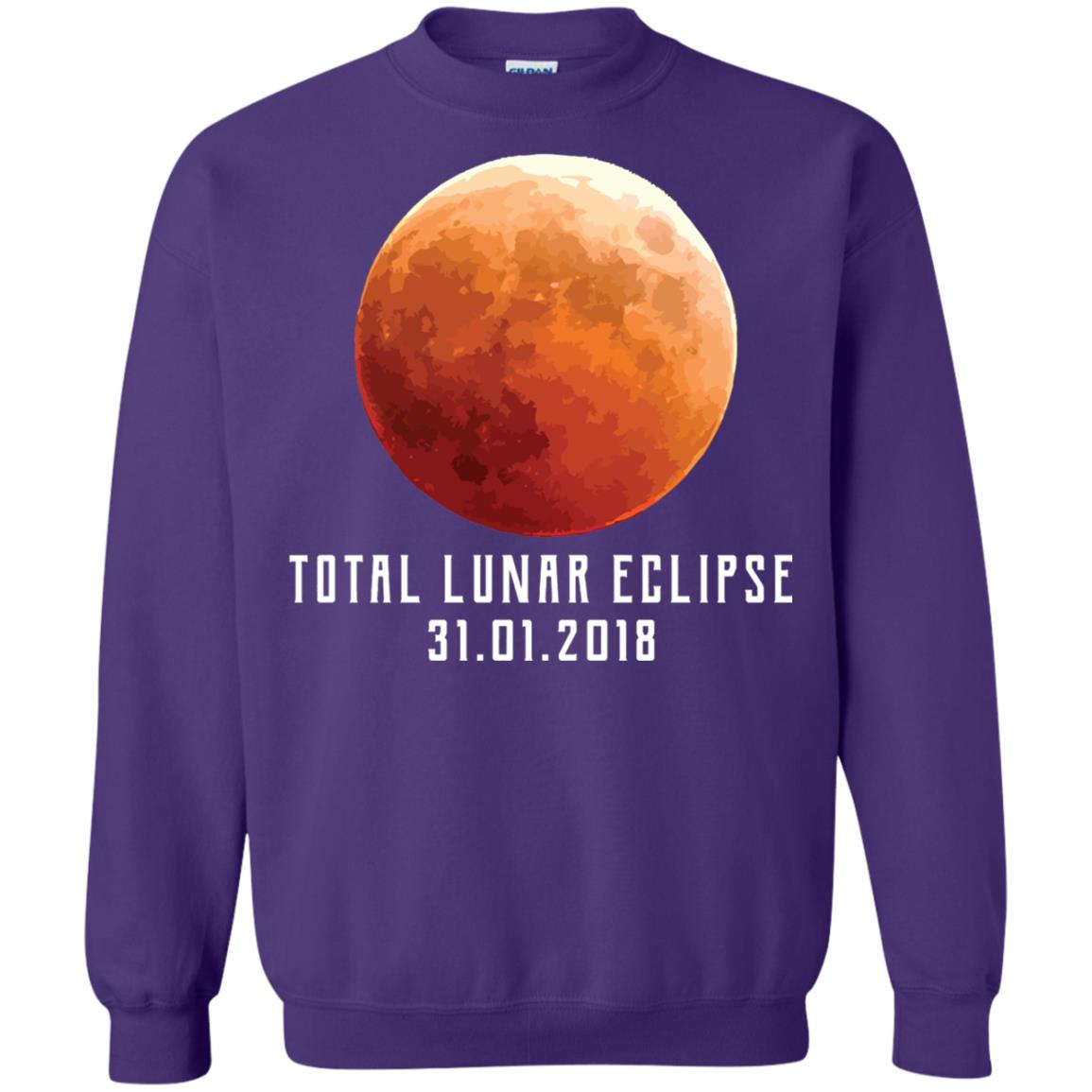 Total Lunar Eclipse Shirt 2018 Astronomy Gift Blood Moon Purple