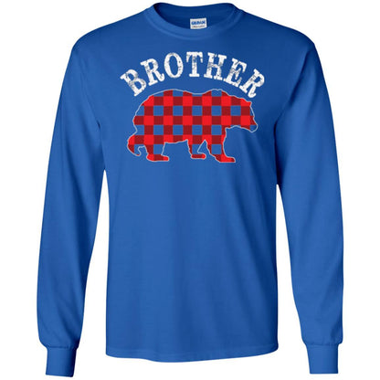 Christmas T-shirt Red Plaid Brother Bear Royal