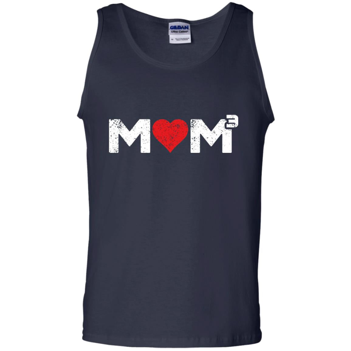 Mom3 Cubed Mother_s Day Mommy T-shirt Navy