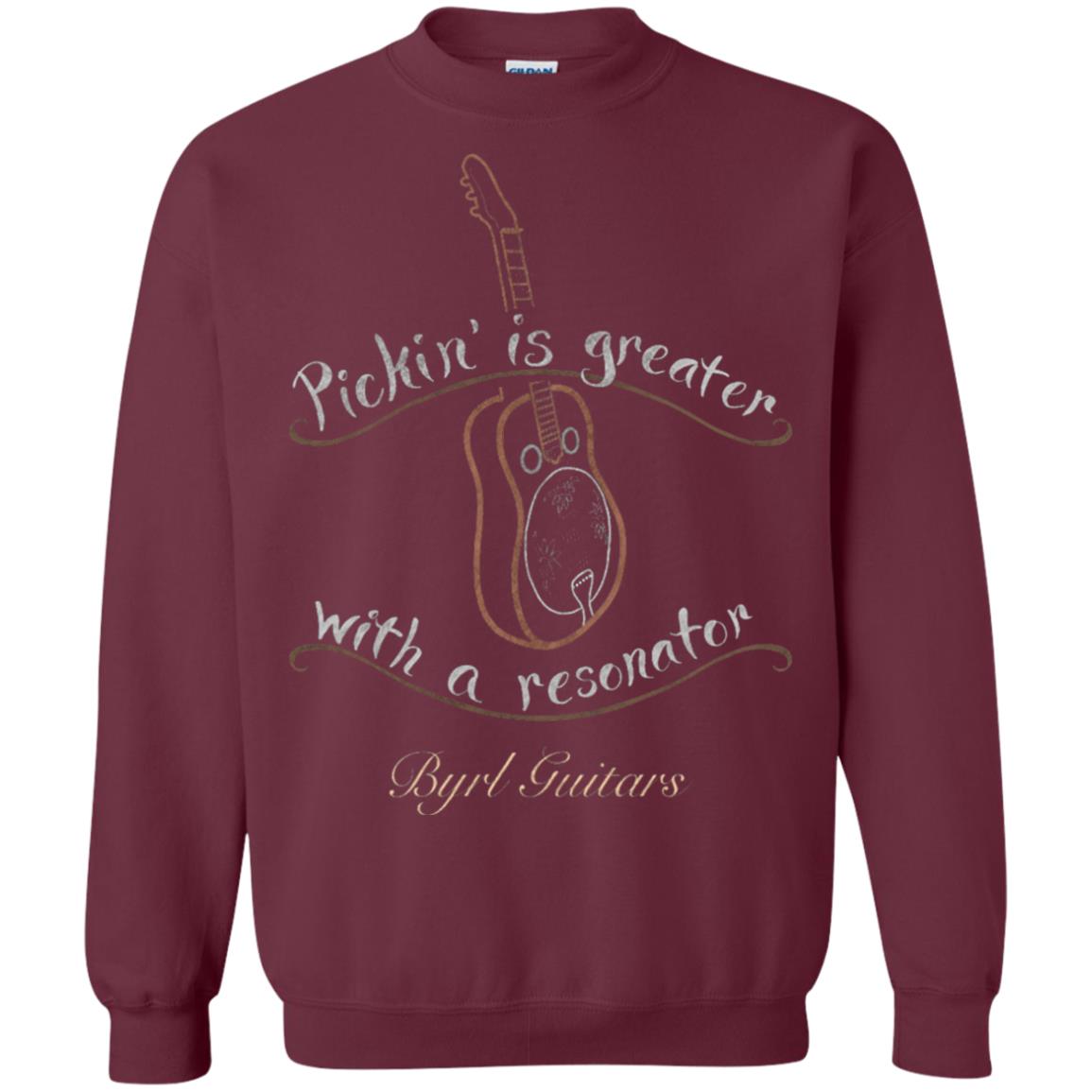 Funny Guitar Shirt Picking Is Greater With A Reasonator Maroon