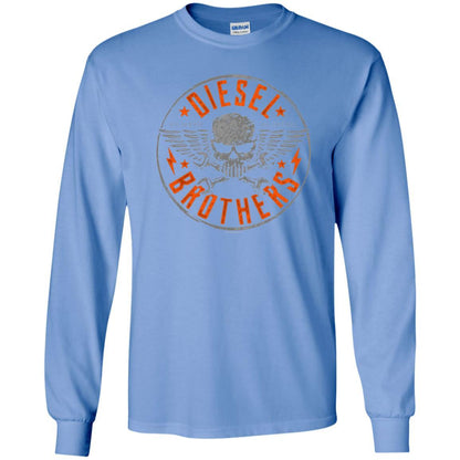 Skull Cross Wrench T-Shirt Diesel Brothers Go Hard Go Diesel Carolina Blue