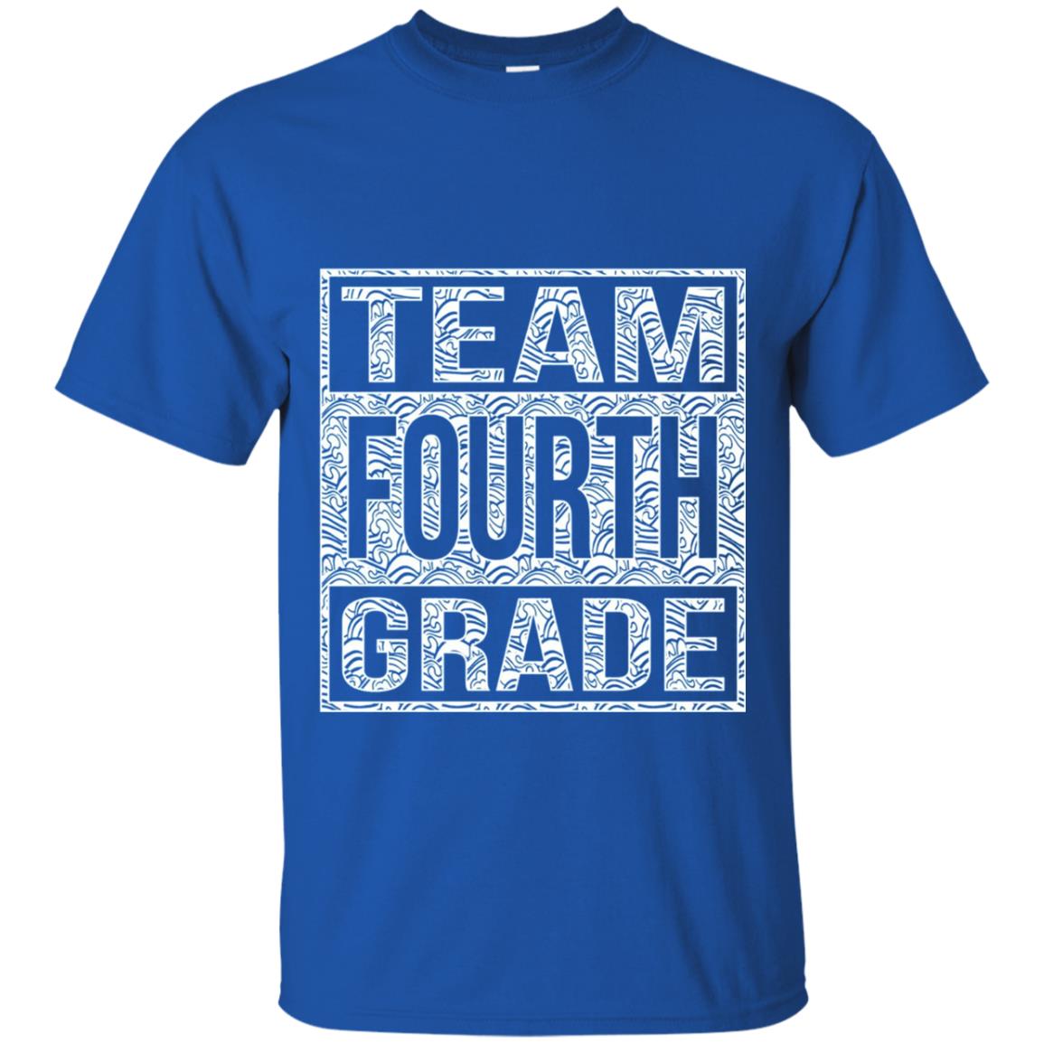 Team 4th Grade Shirt Royal
