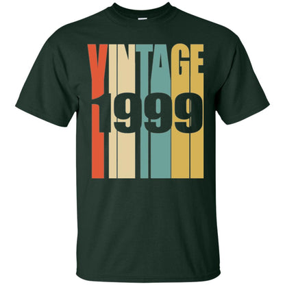 Brithday T-shirt Retro Vintage 1999 Forest Green
