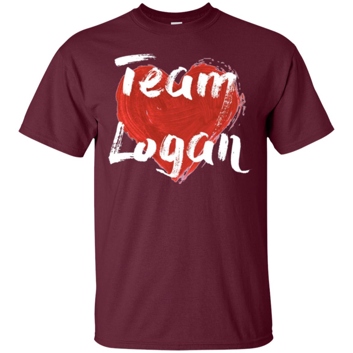 Team Logan T-shirt Maroon