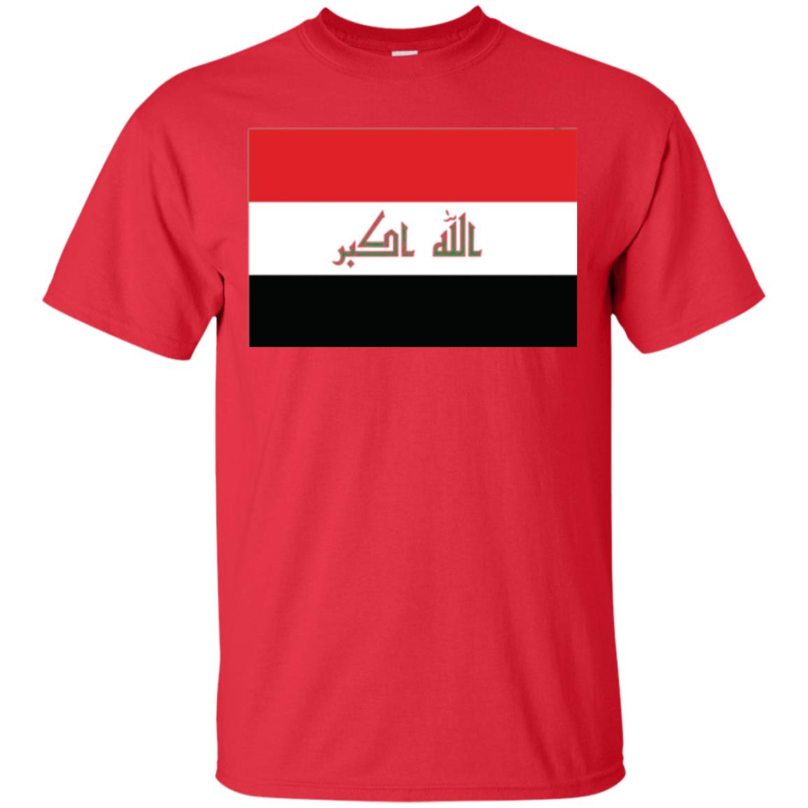 Iraqi Flag T-shirt Red