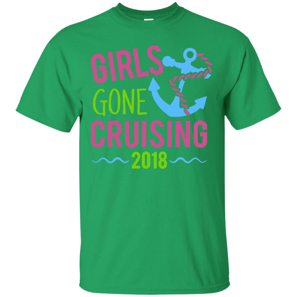 Girls Gone Cruising Girls Trip Cruise T-shirt Irish Green