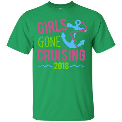 Girls Gone Cruising Girls Trip Cruise T-shirt Irish Green