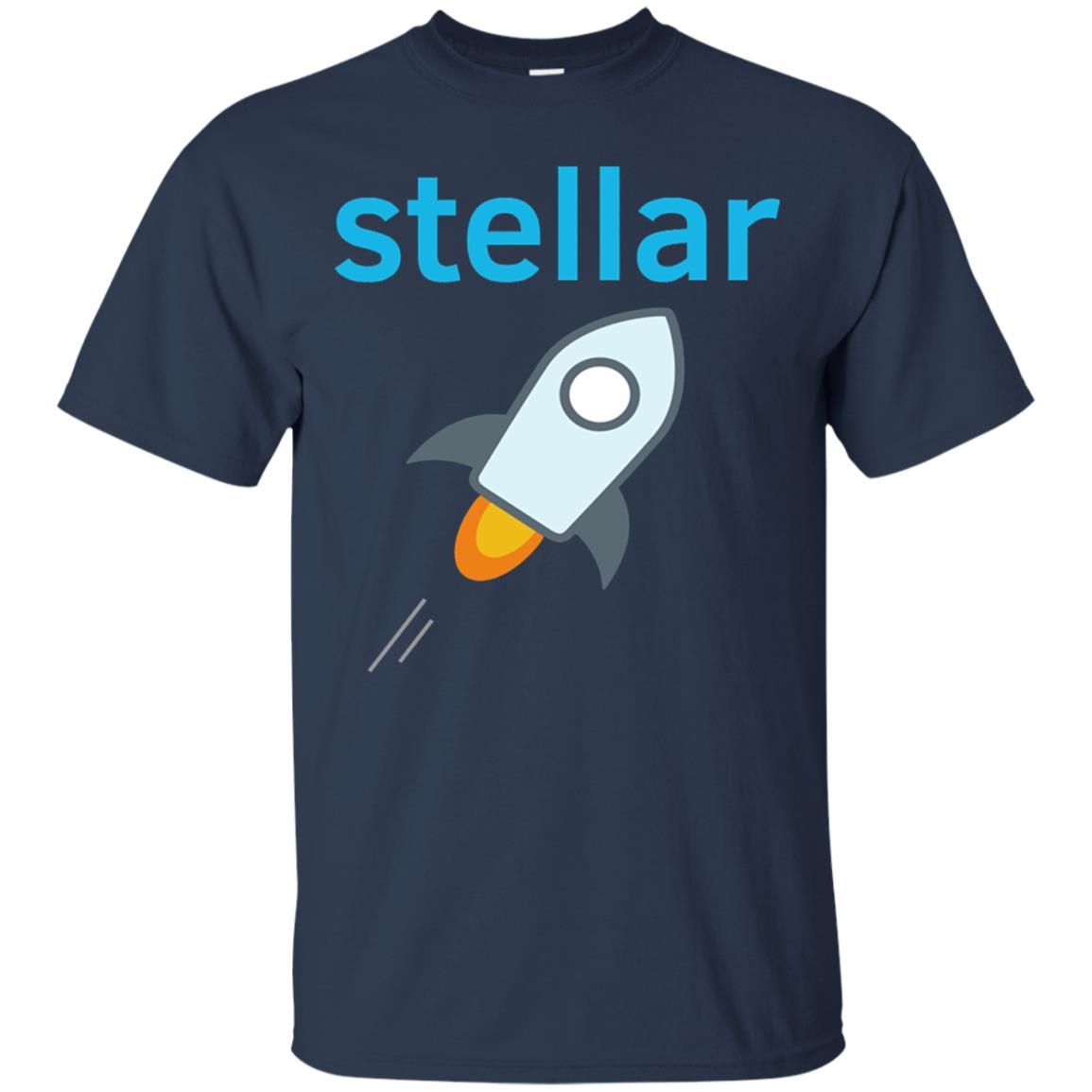 Hodl Stellar Lumens Xlm Crypto Investing T-shirt Navy