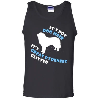 It's Not Dog Hair It's Great Pyrenees Glitter Dogs Lovers Gift Shirt Black