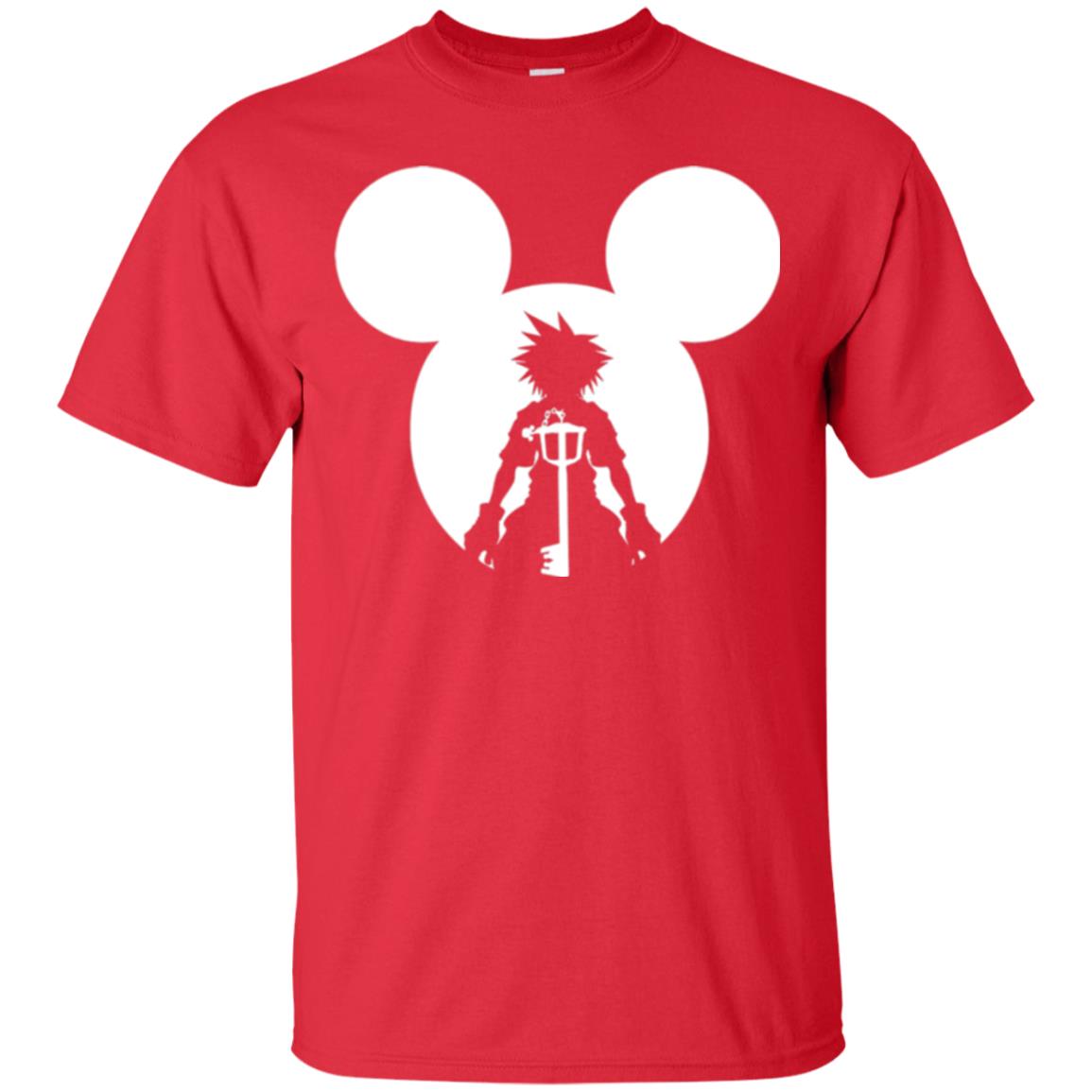 Mickey Lovers T-shirt Disney Kingdom Hearts Red