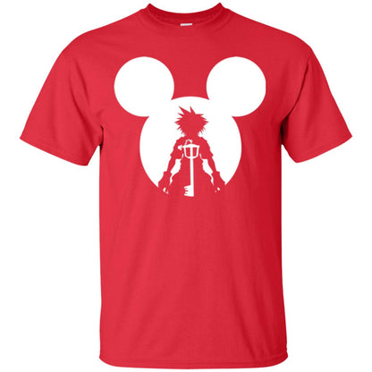 Mickey Lovers T-shirt Disney Kingdom Hearts Red