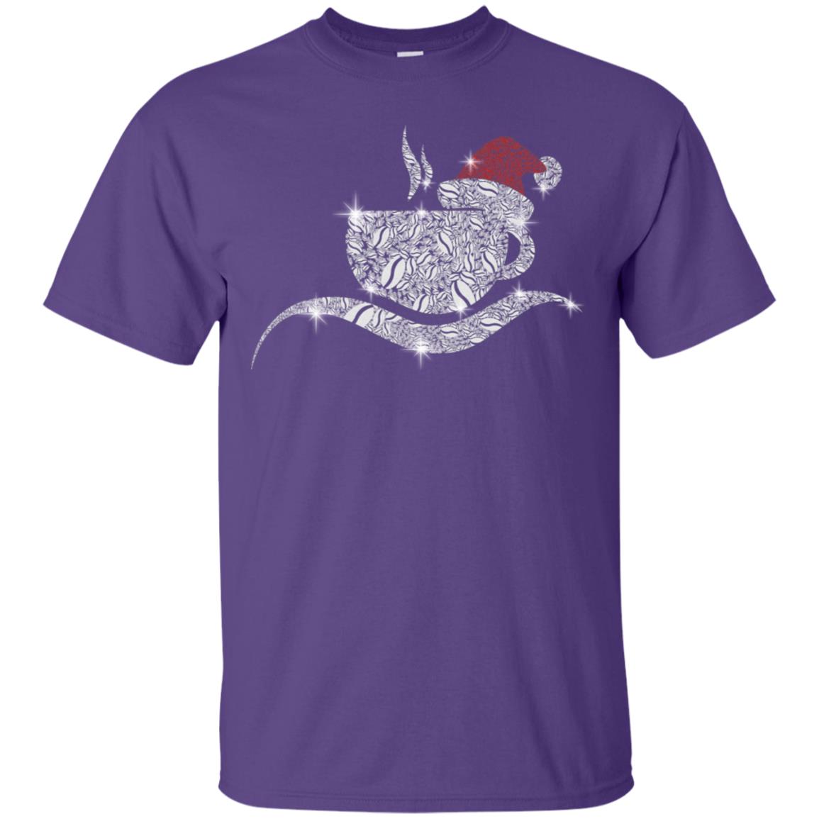 Coffee Glass Christmas Gift Drinking Lovers Shirt Purple