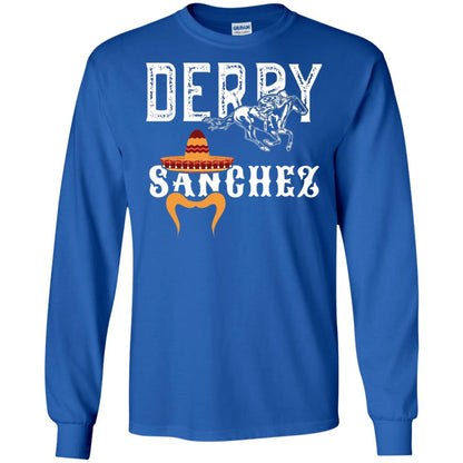 Derby Sanchez When Cinco De Mayo Derby Collide Shirt Royal