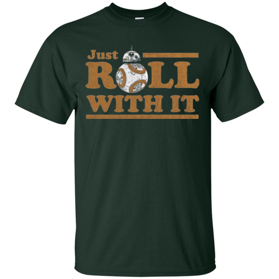 Movie T-Shirt Just Roll With You Forest Green