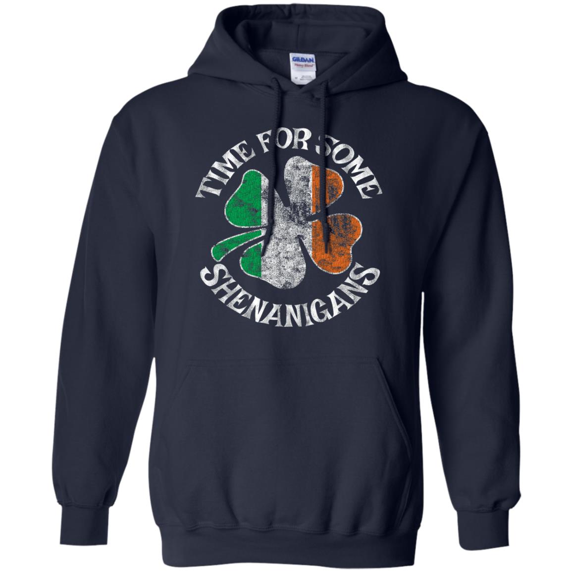 Time For Some Shenanigans St. Patrick_s Day T-shirt Navy