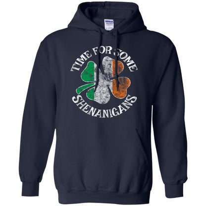 Time For Some Shenanigans St. Patrick_s Day T-shirt Navy