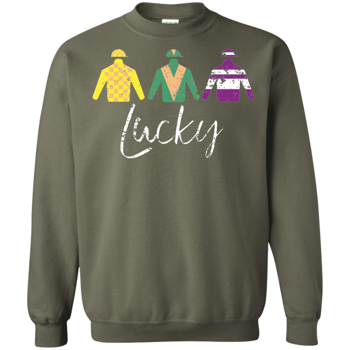 Derby Jockey Shirt Lucky Derby Apparel Derby Military Green