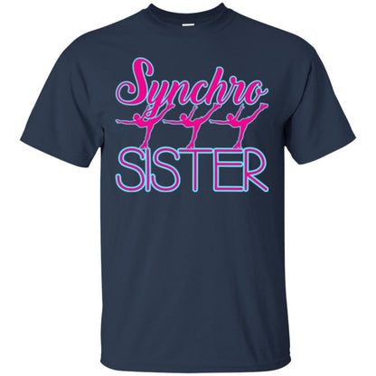 Synchronized Skating T-shirt Synchro Sister Navy
