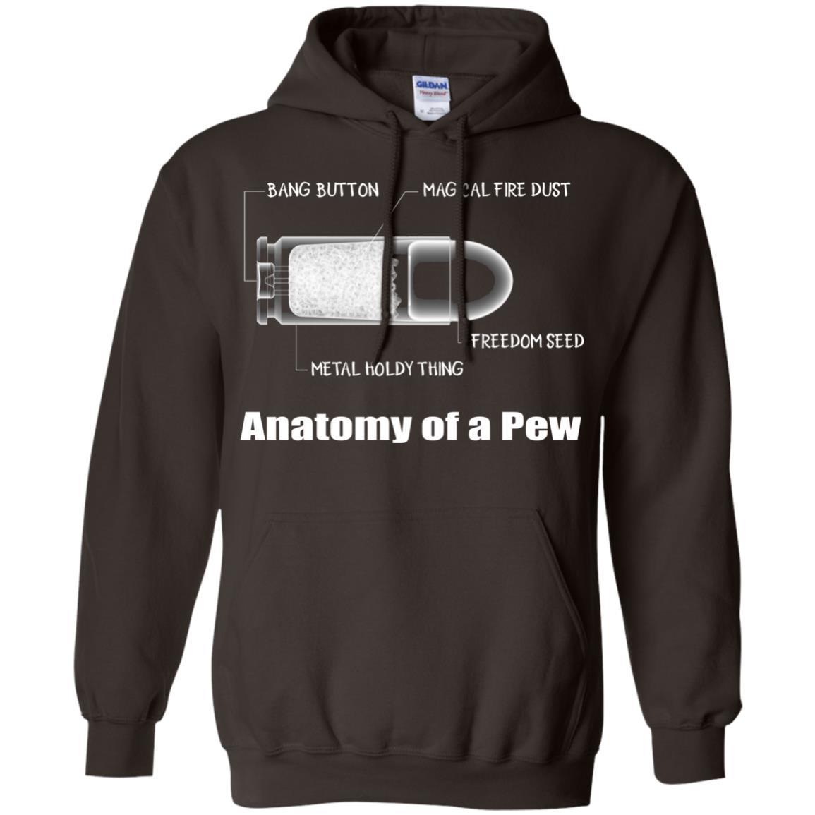 Bullet T-shirt The Anatomy Of A Pew Dark Chocolate