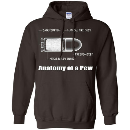 Bullet T-shirt The Anatomy Of A Pew Dark Chocolate