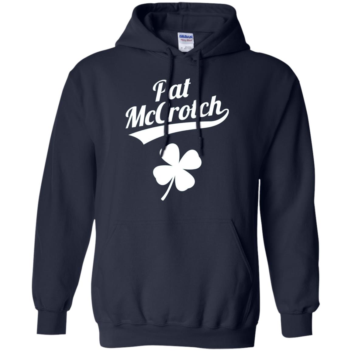 Funny Pat Mccrotch St. Patricks Shamrock T-shirt Navy