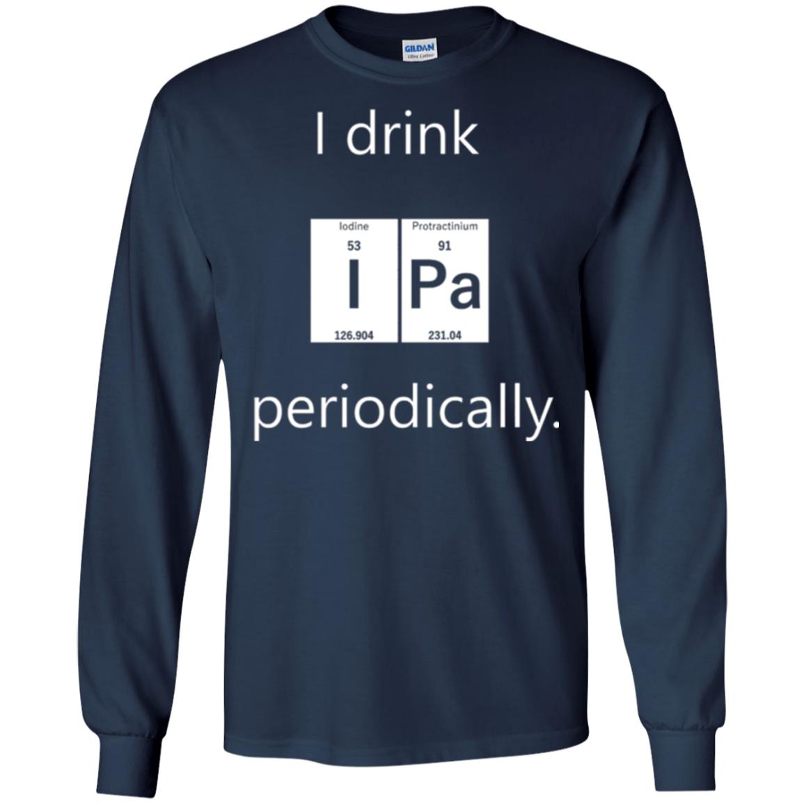 Chemistry T-shirt Drink Ipa Periodically Navy