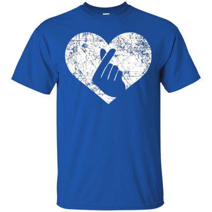 Lifestyle T-shirt Heart Hand Royal