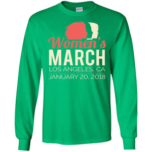 Women's March Los Angeles January 20 2018 Women's Right T-shirt