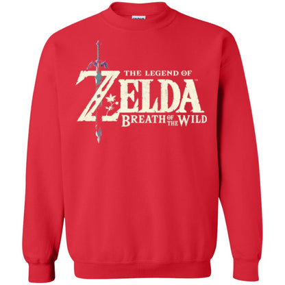 Game T-shirt Nintendo Zelda Breath Of The Wild Red
