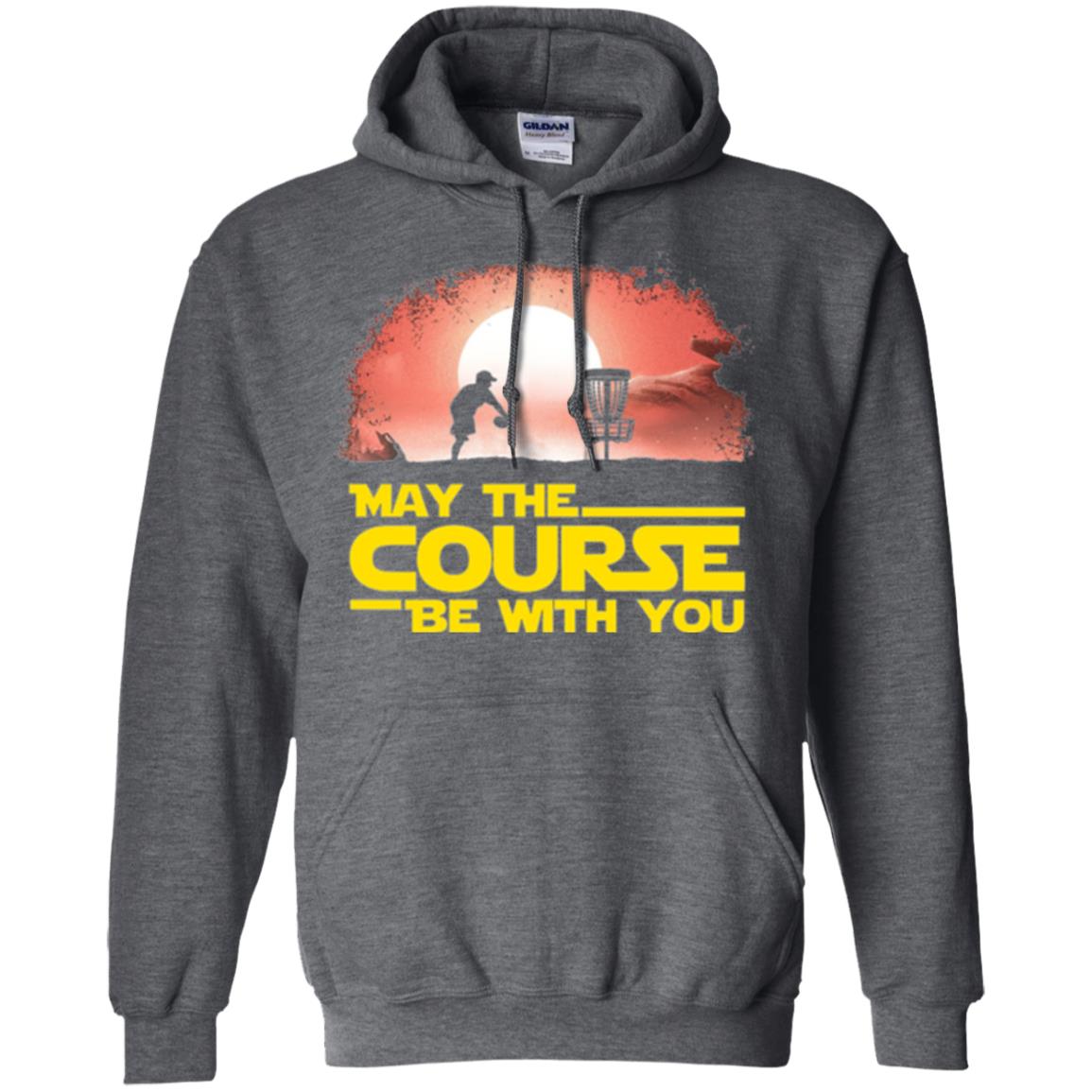 May The Course Be With You T-shirt Dark Heather