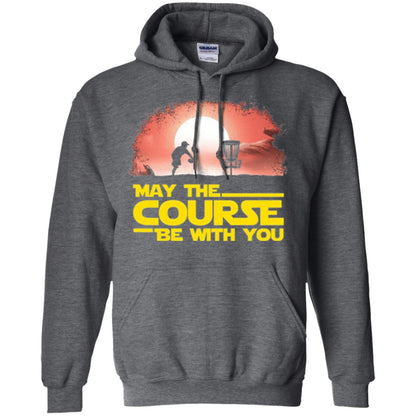 May The Course Be With You T-shirt Dark Heather