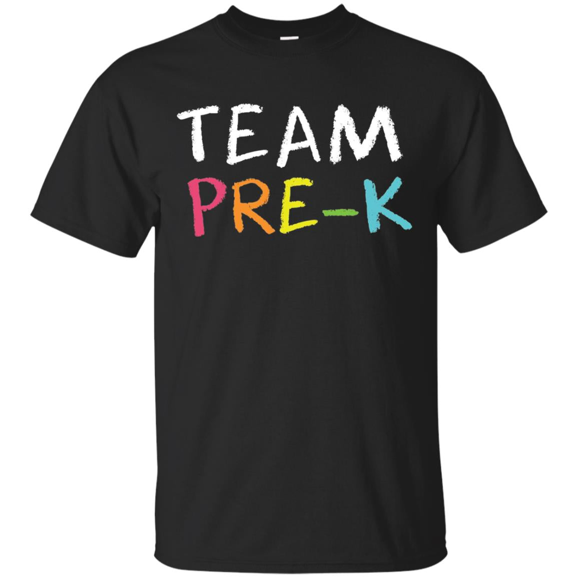 Team Pre-k Back To School Teacher T-shirt Black