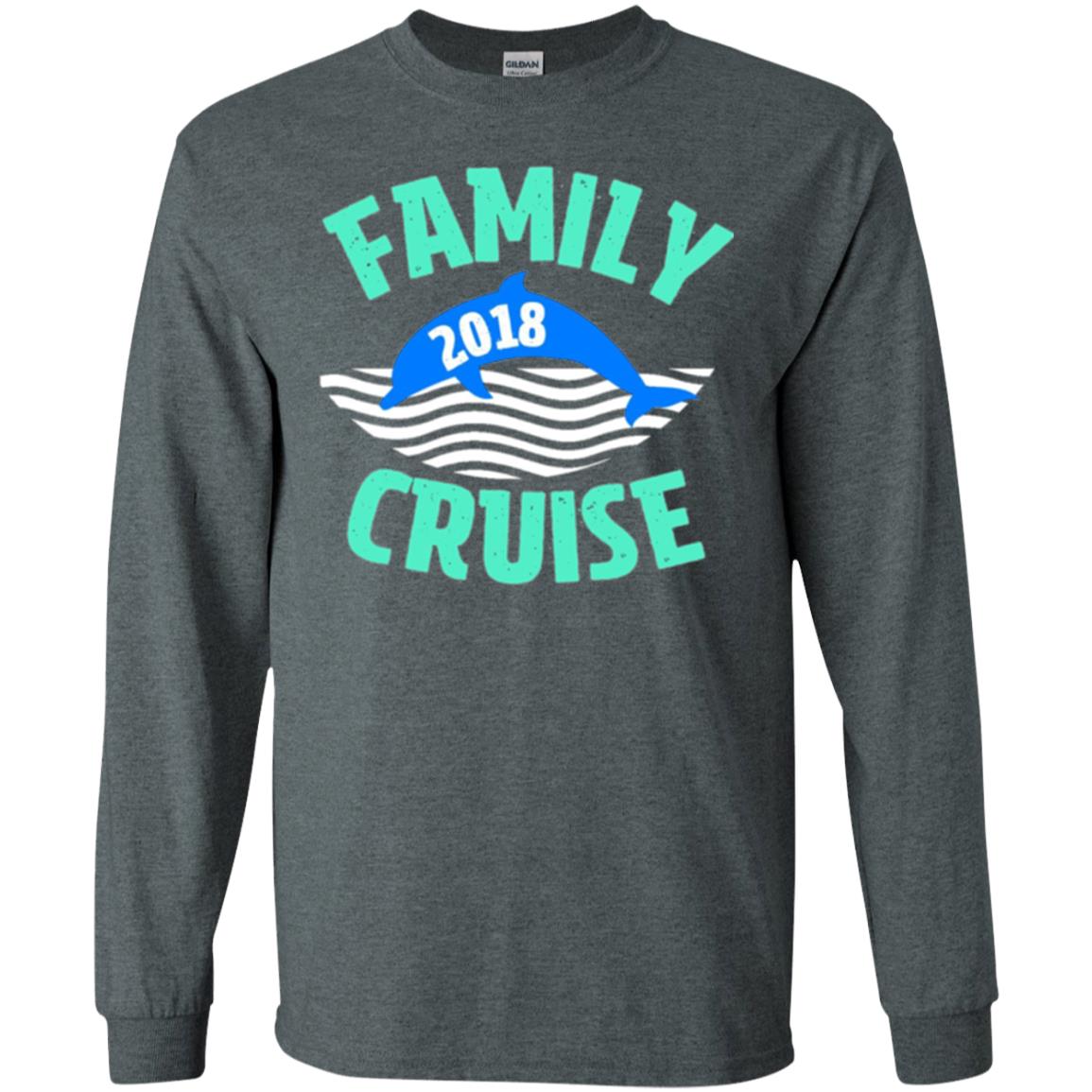 Family T-shirt Cruise Vacation 2018 Dark Heather