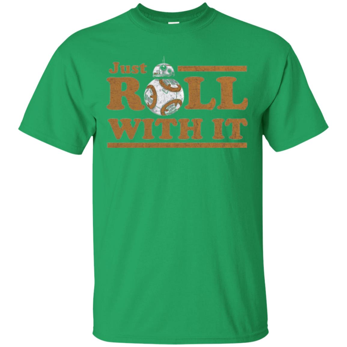 Movie T-shirt Just Roll With You Irish Green