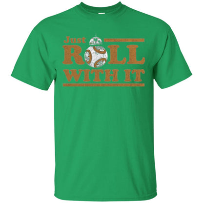 Movie T-shirt Just Roll With You Irish Green