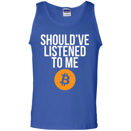 Should_ve Listened To Me T-shirt Royal