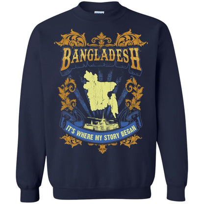 Bangladesh It_s Where My Story Began T-shirt Navy
