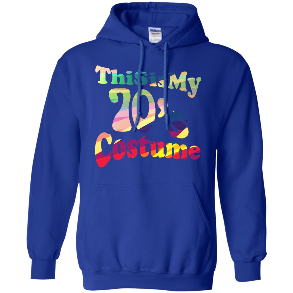 70s Halloween Costume 70s T-shirt For Women Men Girls Royal