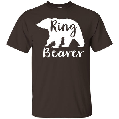 Ring Bearer Outfit Wedding T-shirt Dark Chocolate