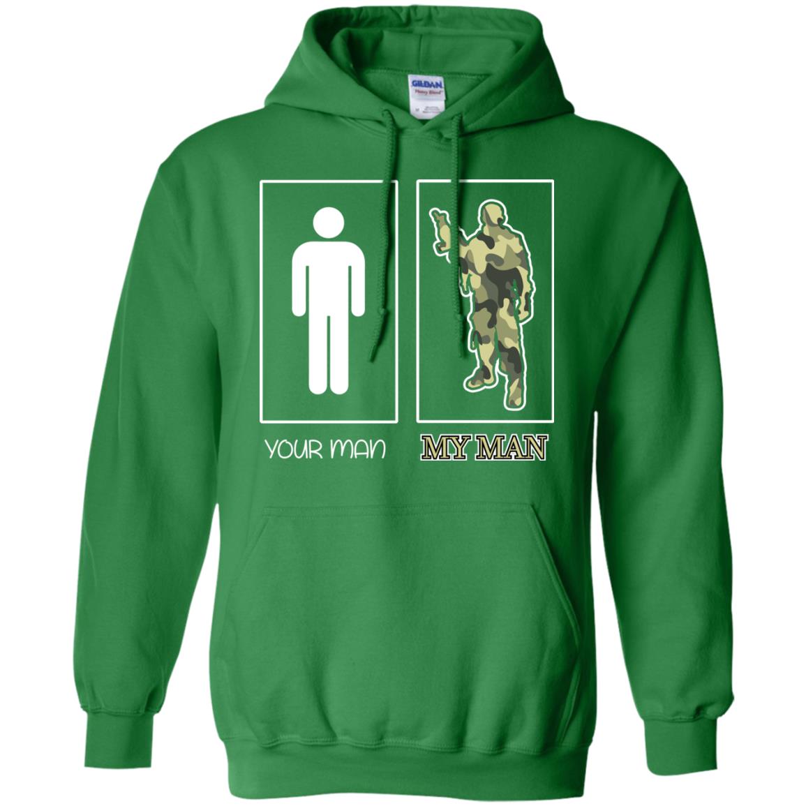 Your Man My Man Military Shirt Irish Green