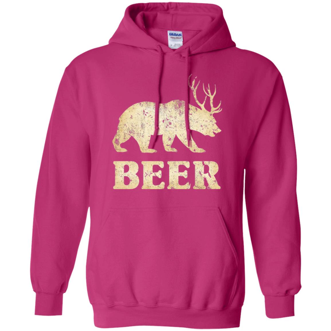 Beer T-shirt Vintage Bear Deer Heliconia