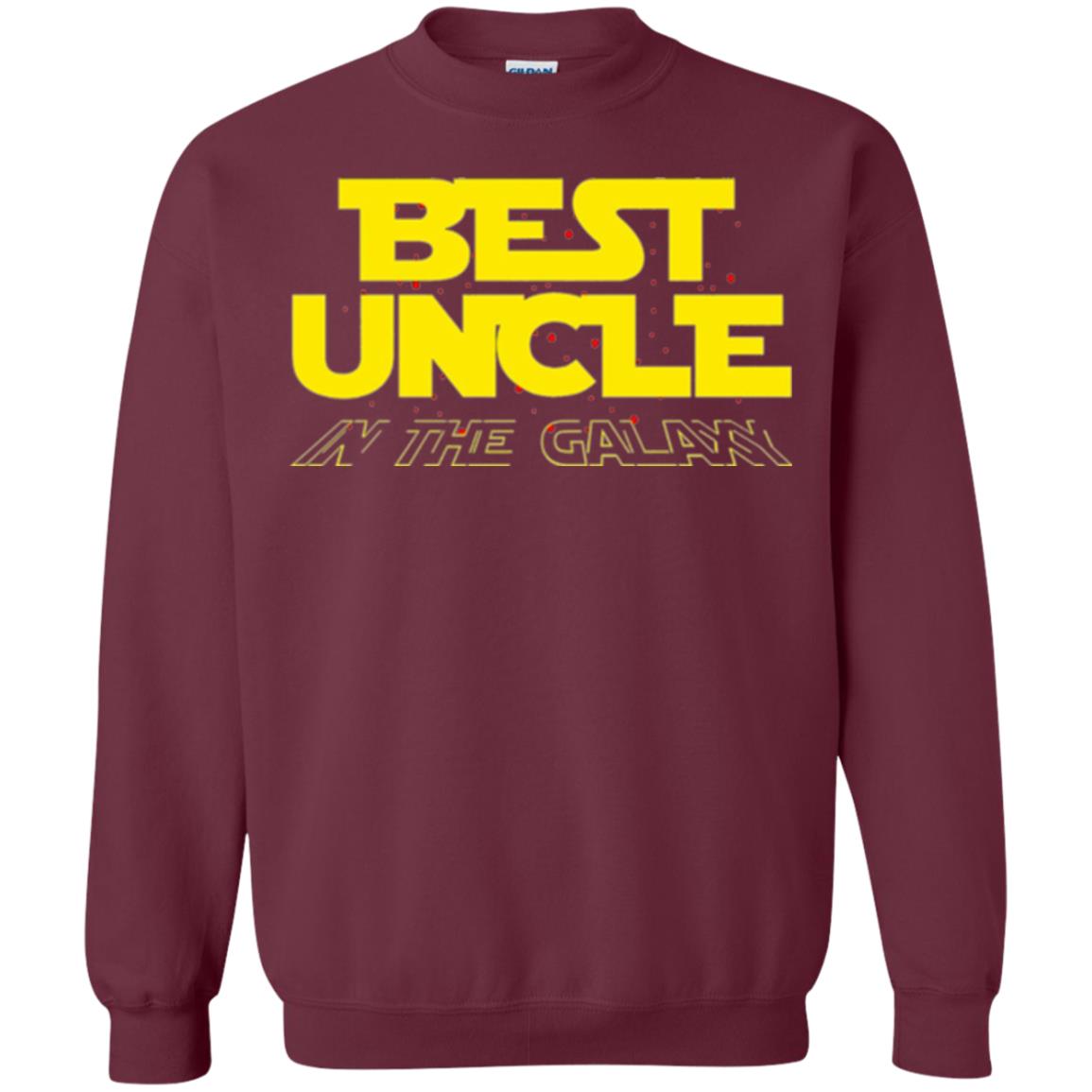 Uncle T-shirt Best Uncle In The Galaxy Maroon