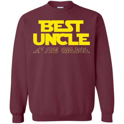 Uncle T-shirt Best Uncle In The Galaxy Maroon