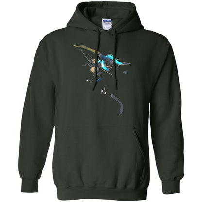 Overwatch Hanzo Dragonstrike Spray T-shirt Forest Green
