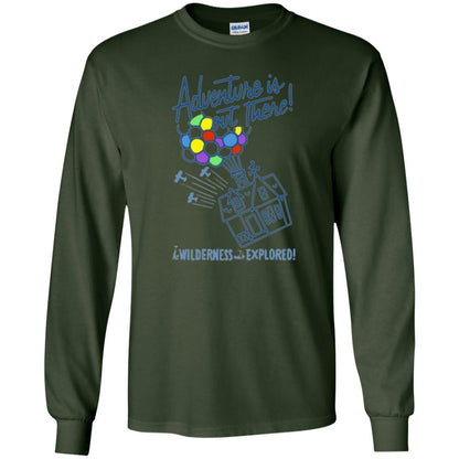 Adventure Is Out There T-shirt Forest Green