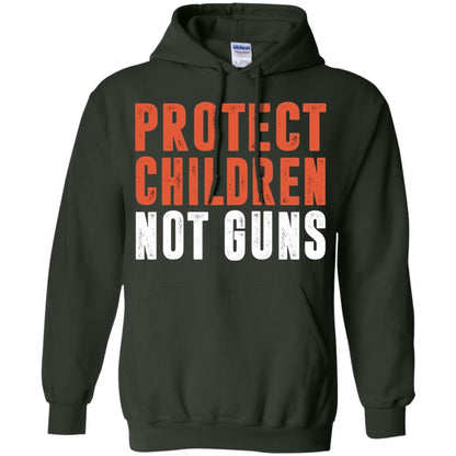 Protect Children Not Guns Quote Shirt Forest Green