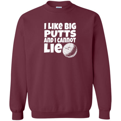 Golf Lover T-shirt I Like Big Putts And I Cannot Lie Maroon