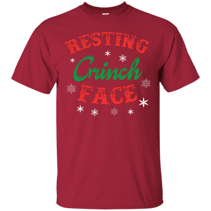 Christmas T-Shirt Resting Grinch Face Cardinal